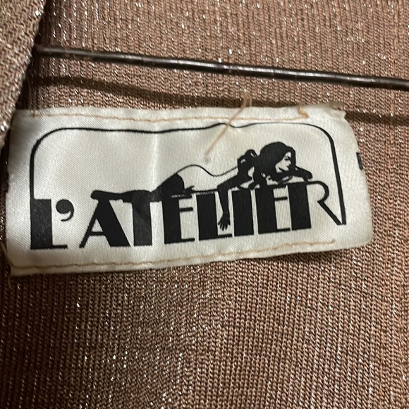 Vintage 70s sparkly gown - Picture 3 of 11